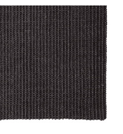 Tapis en sisal pour griffoir noir 66x350 cm