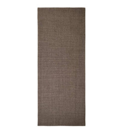 Tapis en sisal pour griffoir marron 80x200 cm