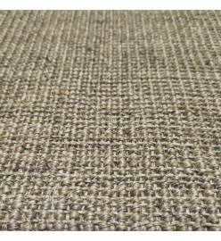 Tapis en sisal pour griffoir taupe 80x300 cm