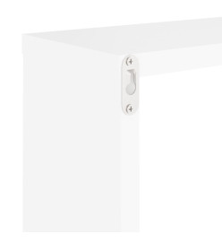 Étagères cube murales 6 pcs Blanc 30x15x30 cm