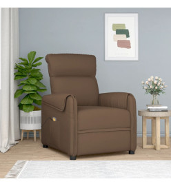 Fauteuil de massage Marron Tissu