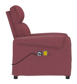 Fauteuil de massage Rouge bordeaux Tissu