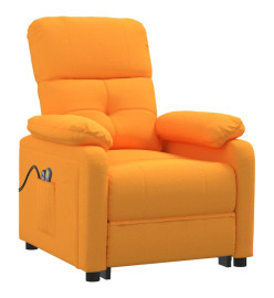 Fauteuil de massage Jaune foncé Tissu