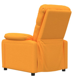 Fauteuil de massage Jaune foncé Tissu