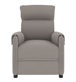 Fauteuil électrique de massage Taupe Tissu