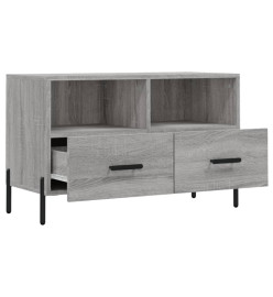 Meuble TV Sonoma gris 80x36x50 cm Bois d'ingénierie