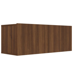 Ensemble de meubles TV 4 pcs Chêne marron Bois d'ingénierie