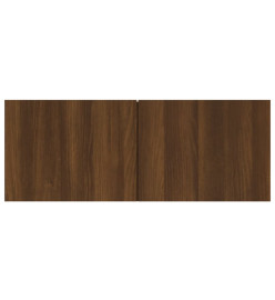 Meubles TV 2 pcs Chêne marron 80x30x30 cm Bois d'ingénierie