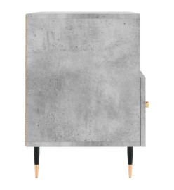 Meuble TV Gris béton 80x36x50 cm Bois d'ingénierie