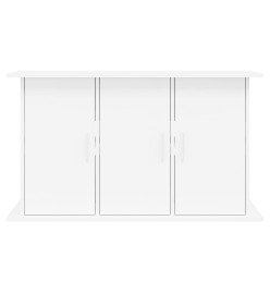 Support d'aquarium blanc brillant 101x41x58cm bois d'ingénierie