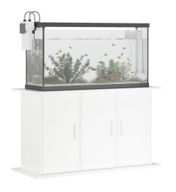 Support pour aquarium blanc 101x41x58 cm bois d'ingénierie