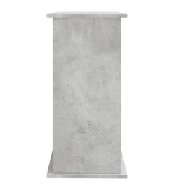 Support pour aquarium gris béton 81x36x73 cm bois d'ingénierie