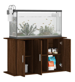 Support d'aquarium chêne marron 101x41x58 cm bois d'ingénierie