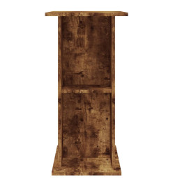 Support d'aquarium chêne fumé 36x75x72,5 cm bois d'ingénierie