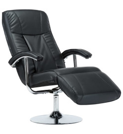 Fauteuil TV Noir Similicuir