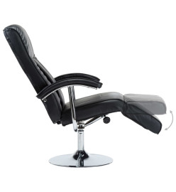 Fauteuil TV Noir Similicuir