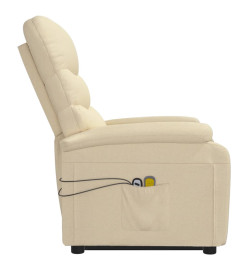 Fauteuil de massage Crème Tissu