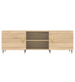 Meuble TV chêne sonoma 150x30x50 cm bois d'ingénierie