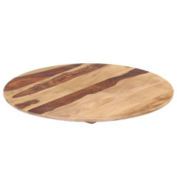 Dessus de table Bois solide Rond 15-16 mm 70 cm