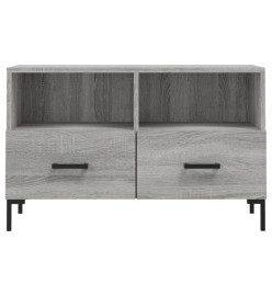 Meuble TV Sonoma gris 80x36x50 cm Bois d'ingénierie