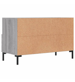 Meuble TV Sonoma gris 80x36x50 cm Bois d'ingénierie