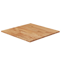 Dessus de table carré Marron clair60x60x1,5cm Bois chêne traité