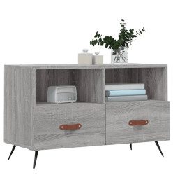 Meuble TV Sonoma gris 80x36x50 cm Bois d'ingénierie