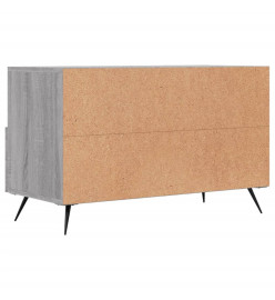 Meuble TV Sonoma gris 80x36x50 cm Bois d'ingénierie