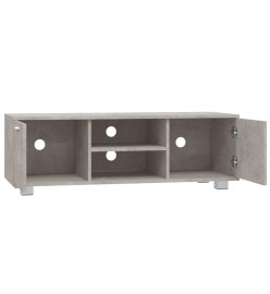 Meuble TV Gris béton 120x40,5x35 cm Bois d'ingénierie