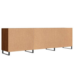 Meuble TV chêne marron 150x30x50 cm bois d'ingénierie