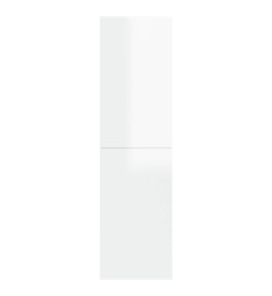 Meuble TV Blanc brillant 30,5x30x110 cm Aggloméré