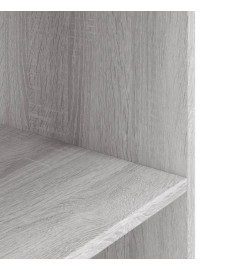 Support pour aquarium sonoma gris 100x40x60cm bois d'ingénierie