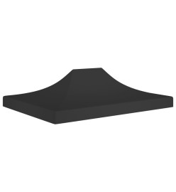 Toit de tente de réception 4,5x3 m Noir 270 g/m²