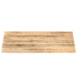 Dessus de table Bois de manguier solide 25-27 mm 80x60 cm