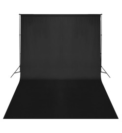 Toile de fond Coton Noir 500 x 300 cm