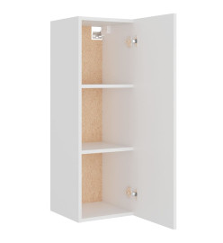 Ensemble de meubles TV 4 pcs Blanc Bois d'ingénierie