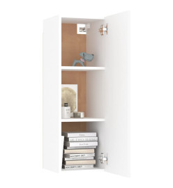 Ensemble de meubles TV 8 pcs Blanc Aggloméré