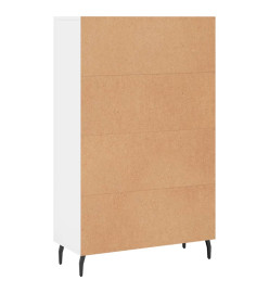 Buffet haut blanc 69,5x31x115 cm bois d'ingénierie
