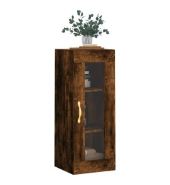 Armoire murale chêne fumé 34,5x34x90 cm