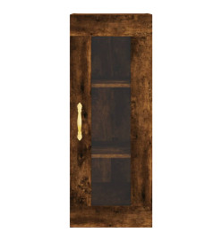 Armoire murale chêne fumé 34,5x34x90 cm