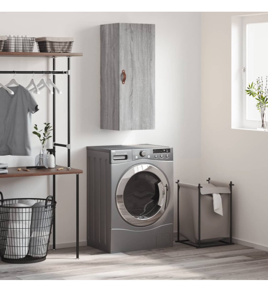 Armoire murale sonoma gris 34,5x34x90 cm Armoire murale sonoma gris 34,5x34x90 cm