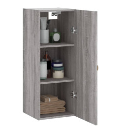 Armoire murale sonoma gris 34,5x34x90 cm
