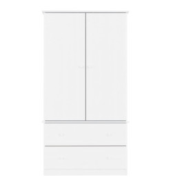 Garde-robe ALTA blanc 90x55x170 cm bois massif de pin