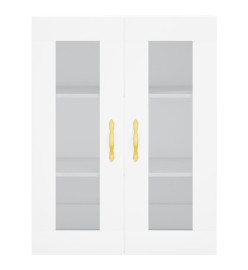 Armoire murale blanc 69,5x34x90 cm