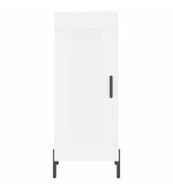 Buffet haut Blanc 34,5x34x180 cm Bois d'ingénierie