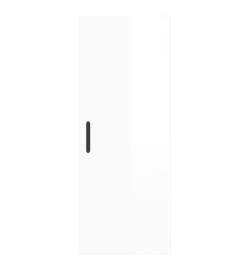Armoire murale blanc brillant 34,5x34x90 cm