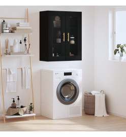 Armoire murale noir 69,5x34x90 cm