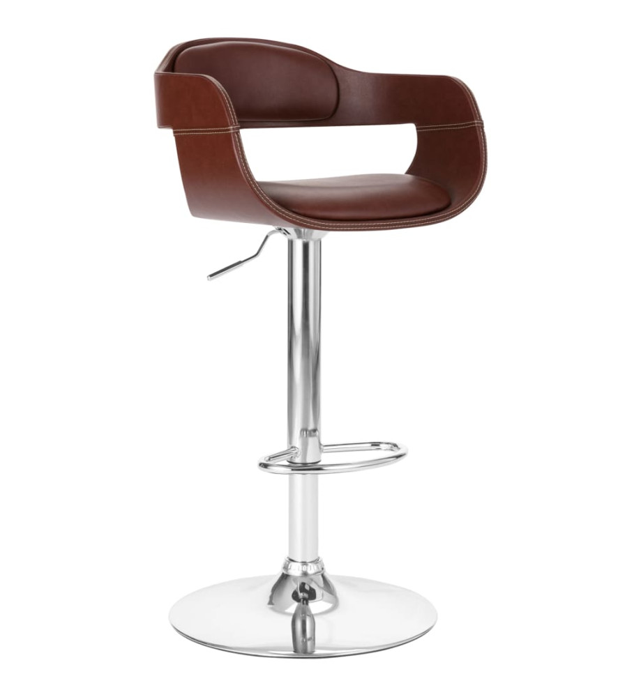 Tabouret de bar Marron Similicuir