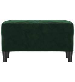 Banc Vert foncé 70x35x41 cm Velours