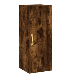Armoire murale chêne fumé 34,5x34x90 cm